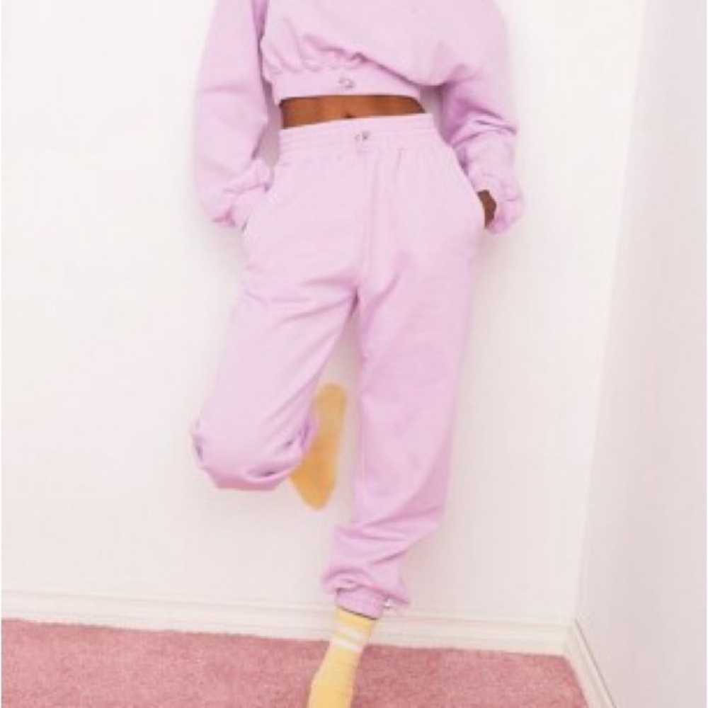 For Love and Lemons Lilac sweatpants